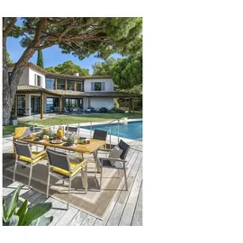 a casa mia Stapelsessel Kansas 2 56 x 57 x 86 cm grau