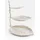 Kare DESIGN 3-stöckige Etagere Leaf Aluminium Silber