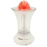 WeGeek, Elektrische Zitruspresse mit 40 W, doppelte Drehrichtung und verstellbarer Auslauf, Fassungsvermögen: 0,6 l. Erhältlich in 2 Farben: Rot und Weiß.