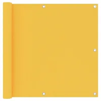 VidaXL Balkon-Sichtschutz Gelb 90x600 cm Oxford-Gewebe
