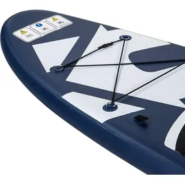 Home Deluxe SUP Board Stand Up Paddle Board MOANA 320 x 76 x 15 cm blau