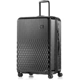 Pack Easy Flow 4 Rollen Trolley L 75 cm mit Dehnfalte schwarz