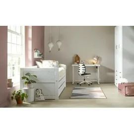 Lifetime Etagenbett Family 120 cm 207 x 177 x 132 cm Kiefer massiv weiß lackiert