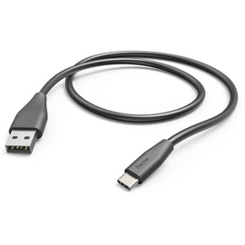 Hama Ladekabel USB-A/USB-C 1.5m schwarz