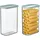 Mepal Rechteckige Vorratsdosen Set nordic green 2 x 2 l