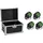 Eurolite Set 4x LED Silent PAR 6 QCL Floor sw + Case