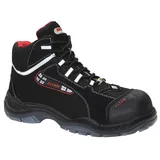 ELTEN SANDER Pro ESD S3, Herren, Textil, Kunststoffkappe (leichter als Stahlkappe), leicht, sportlich, Schwarz/Rot, Größe: 46