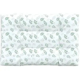 vidaXL Palettenkissen 120 x 80 x 12 cm Blattmuster 1 St.