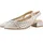 Gioseppo Fikove, geflochtene Ballerinas aus Leder, Schwarz, für Damen, Silber, 39 EU