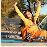 Outsunny Campingstuhl tragbar, klappbar, Regiestuhl, Klappsessel, Modern Design (Gartensessel, 1 St), für Garten, Balkon, Hellgrau grau