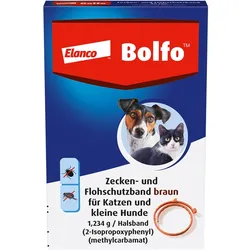 Bolfo Flohschutzband Braun für kleine Hunde 1 St