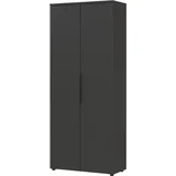 bümö Space Aktenschrank 81 x 40 x 197 cm grau