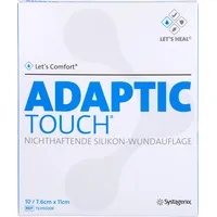 EurimPharm Arzneimittel GmbH Adaptic Touch 7.6x11 cm nichth. Silik.Wundauflage