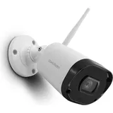AVIDSEN HOMECAM WR Outdoor IP-Kamera, WLAN, Smartphone-App für iOS und Android - Weiß
