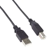 PremiumCord USB 2.0 A-B Verbindungskabel 3m, (3 m), USB Kabel