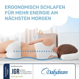 DAILYDREAM Matratzen Topper 140 x 200 cm weiß