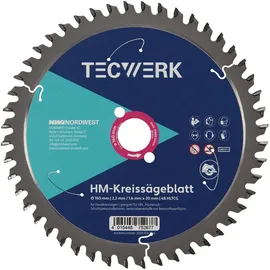 tecwerk Handkreissägeblatt AD 160 mm Z.48 HLTCG Schnitt-B.2,2 mm