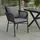 Idimex Gartenstuhl Afuera 56 x 85 x 59 cm schwarz/grau 6 St.