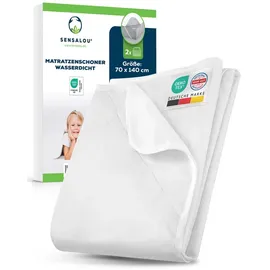 Sensalou Matratzenschoner wasserdicht 70 x 140 cm 2er Set 2 St