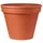 Spang Blumentopf Ø 29 x 23 cm Braun/Rot
