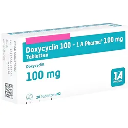 Doxycyclin 100-1a Pharma Tabletten 20 St