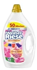 Weißer Riese Color Gel Aromatherapie Orchidee Flüssigwaschmittel W50GA , 2,25 ml - Henkelflasche, 50 WL