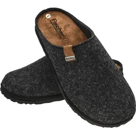 Fischer Schuhe Fischer Herren Helge Hausschuh, Anthrazit, 42 EU
