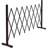 Mendler Absperrgitter 103 x 200 cm Braun Stahl