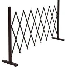 Mendler Absperrgitter 103 x 200 cm Braun Stahl