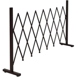 Mendler Absperrgitter 103 x 200 cm Braun Stahl