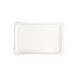 Hos Pappteller, rechteckig 1 Karton = 4 Packungen à 250 Stück, 17 x 23 cm