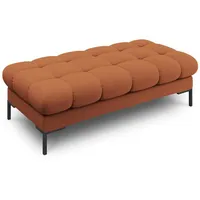 Micadoni Bank, Braun, 2-Sitzer, 133x41x62 cm, Hergestellt in Europa,