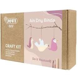 JOVI Modelliermasse »DIY Air Dry Vögel« mehrfarbig