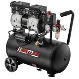 Flüster Kompressor 24L Kessel 750W 59dB Druckluft Silent HEMAK HK-SK24 Plus