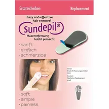 Mannibest GmbH Sundepil Ersatzpads - kleine Depilationspads 10 Stück