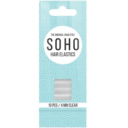 SOHO Snag-Free Haargummis Transparent Weiss 