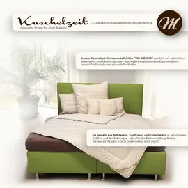 Meivita Bio Merino Schafschurwolle Sommerdecke kbA und kbT in 135x200 cm
