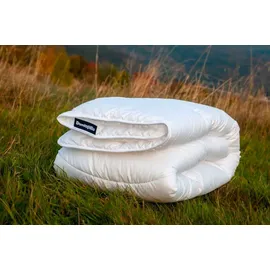 DUNLOPILLO Home Sommerdecke 155x220 cm | Leichte und Atmungsaktive Bettdecke - weiß,