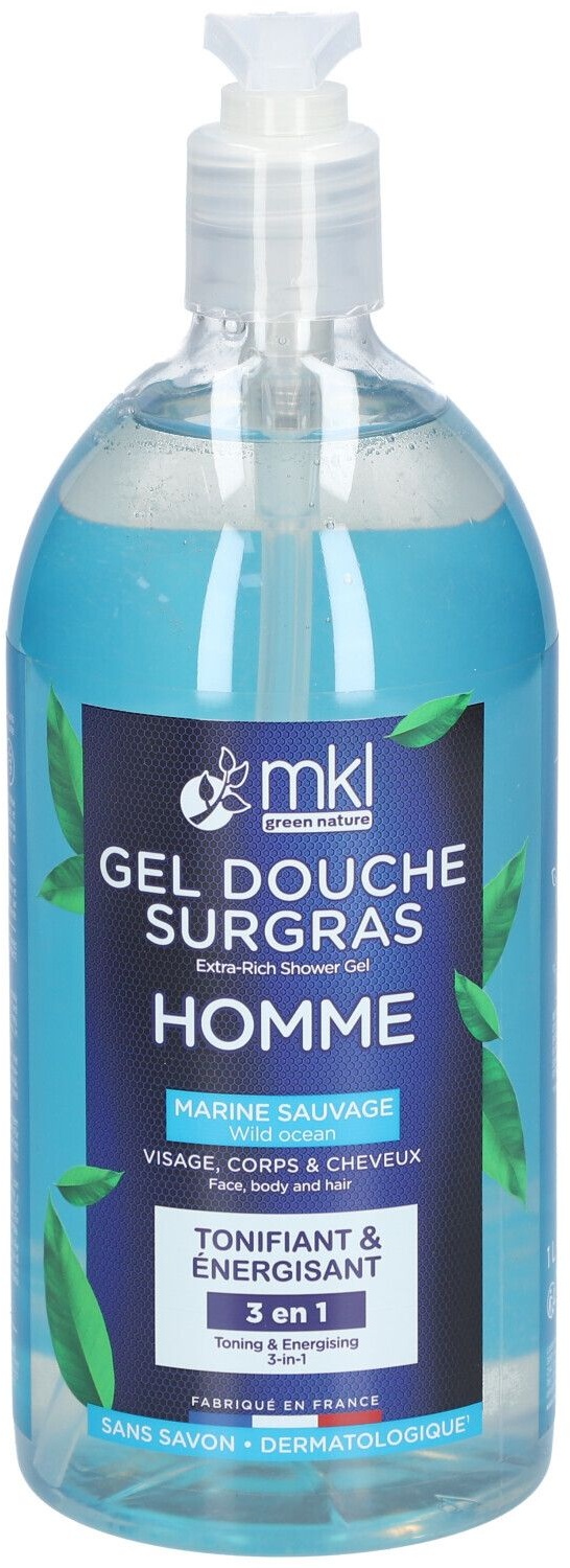 mkl GEL DOUCHE HOMME - MARINE SAUVAGE 1000 ml gel douche