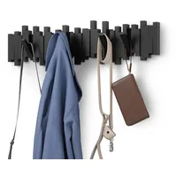 Umbra Wandgarderobe Sticks Schwarz