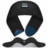 Verstellbare Kopfband-Kopfhörer, Schlafkopfhörer mit ultradünnen Lautsprechern, Bluetooth-Stirnband für Seitenschläfer, Yoga, Laufen, Workout, Reisen