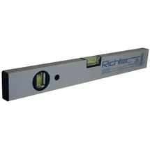 Richter LM-Wasserwaage Silber eloxiert ohne Magnet Länge 1500 mm