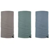 Oxford Multifunktions-windschutzkragen, 3er-pack – Komfortables Grau/taupe/khaki