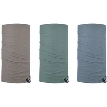 Oxford Multifunktions-windschutzkragen, 3er-pack – Komfortables Grau/taupe/khaki