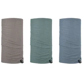 Oxford Multifunktions-windschutzkragen, 3er-pack – Komfortables Grau/taupe/khaki