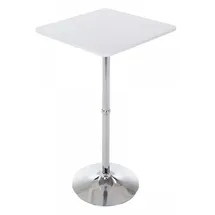 CLP Stehtisch quadratisch 60 x 60 cm Weiß