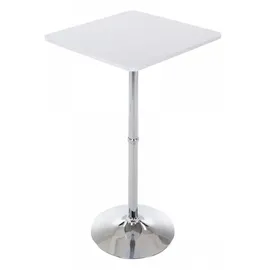CLP Stehtisch quadratisch 60 x 60 cm Weiß