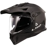 LS2 Pioneer II MX702 Solid Endurohelm matt-schwarz - XS (53/54)