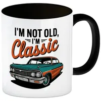 Speecheese Tasse Vintage-Auto Glas - I'M NOT OLD, I'M