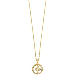 Julie Julsen Collier 925/- Sterling Silber vergoldet mit beweglichem Baum